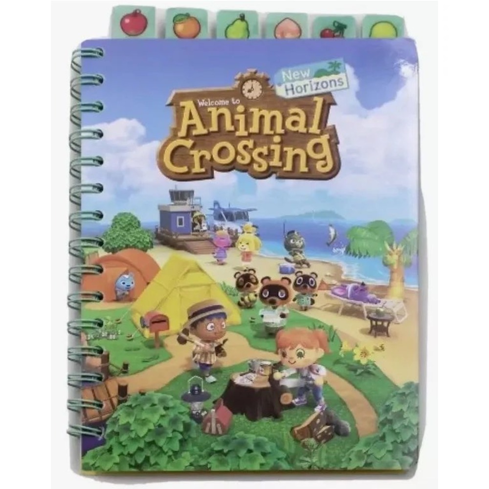 Animal Crossing: New Horizons 120 Lined Pages 6 Tab Dividers Notebook - KP
